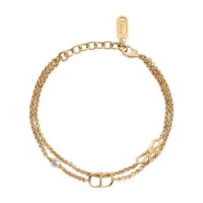 Women's CD Mini Bow Necklace | DIOR | 24S