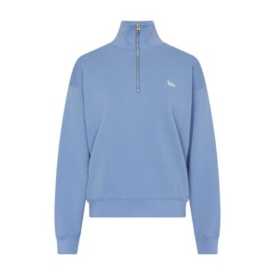 MAISON KITSUNÉ BABY FOX HALF-ZIPPER SWEATSHIRT