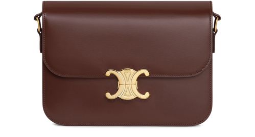 CELINE Medium Triomphe bag in shiny calfskin