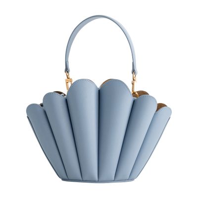 Mlouye Seashell Crossbody Bag In Blue