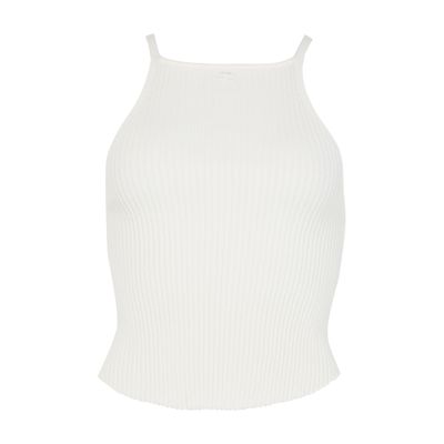 Courrèges Circle Rib Knit Top