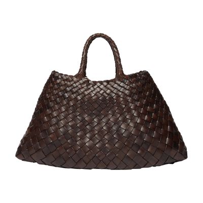 Dragon Diffusion Santa Croce Tote Bag In Dk Brown