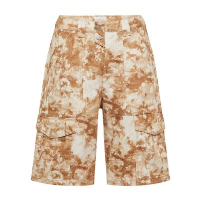 Shop Isabel Marant Jemuel Shorts In Beige