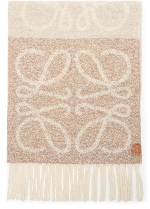 LOEWE Anagram scarf in alpaca and wool