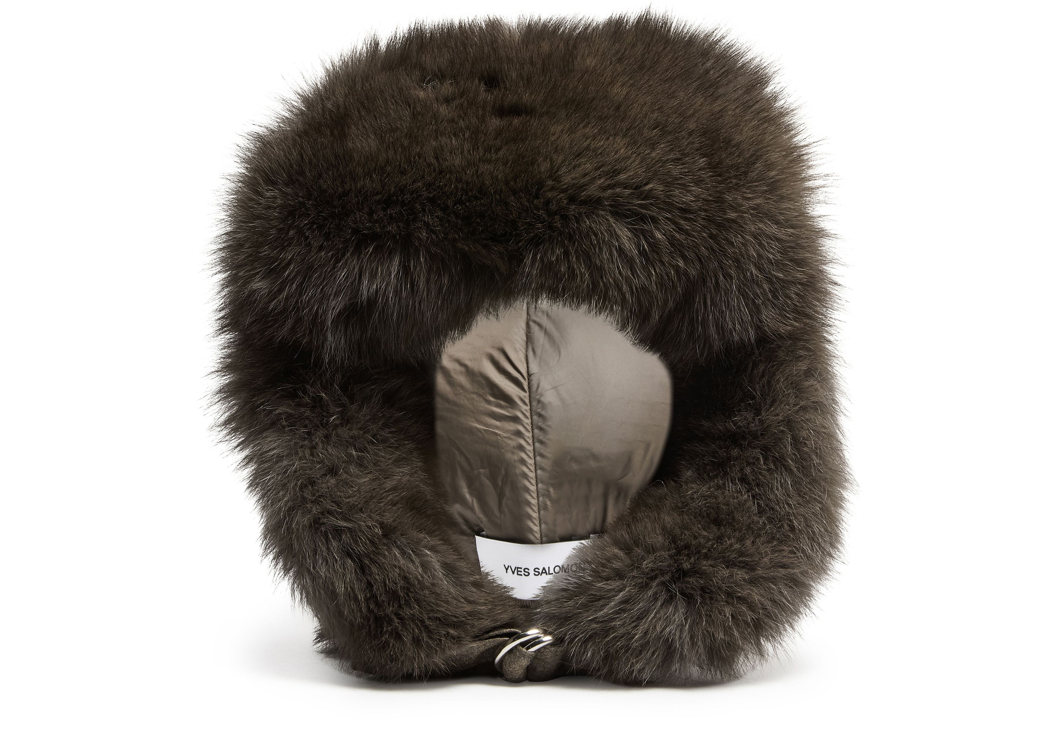 Wool and fox fur chapka