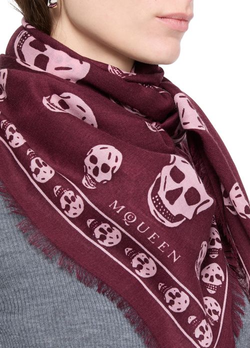 MCQUEEN Skull scarf