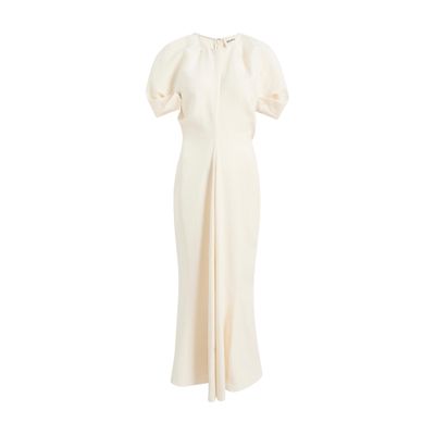 Khaite Ria Maxi Dress In Off-white