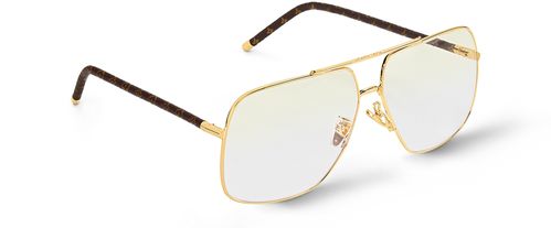 LOUIS VUITTON LV First Squared Pilot Sunglasses