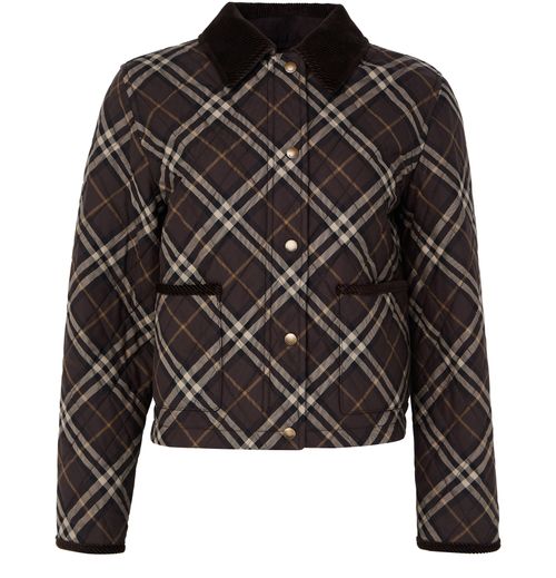 BURBERRY Oldham Check Quilted Jacket