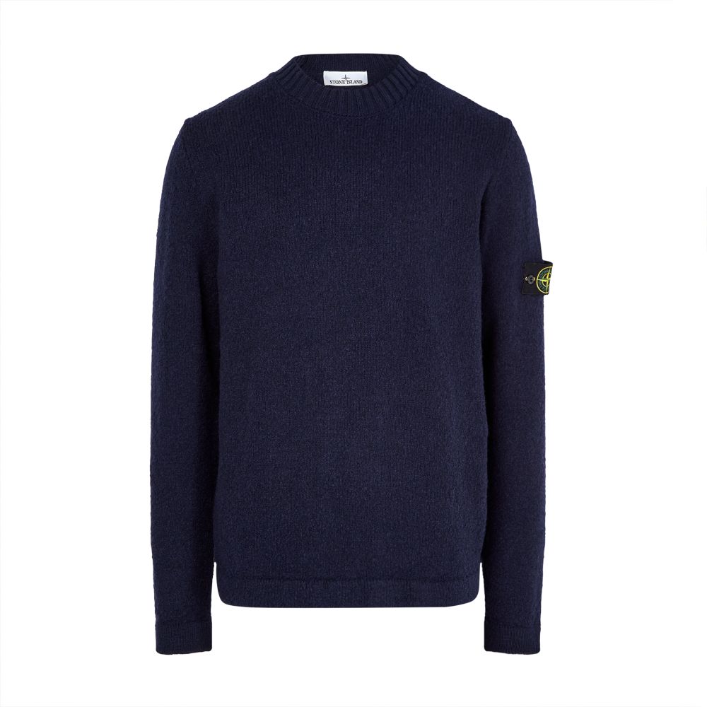 Logo patch crew neck sweater thumbnail 4