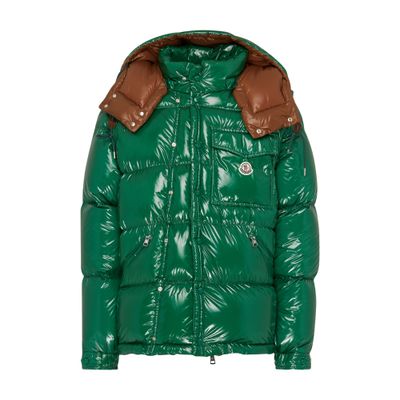 Shop Moncler Karakorum Ripstop Puffer Jacket In Olive