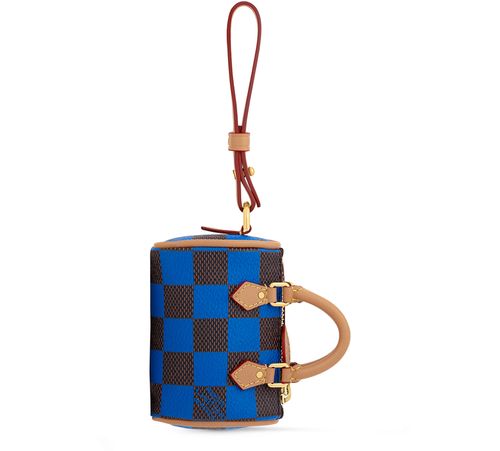 LOUIS VUITTON Damier Pop Mini Speedy Taschenschmuck