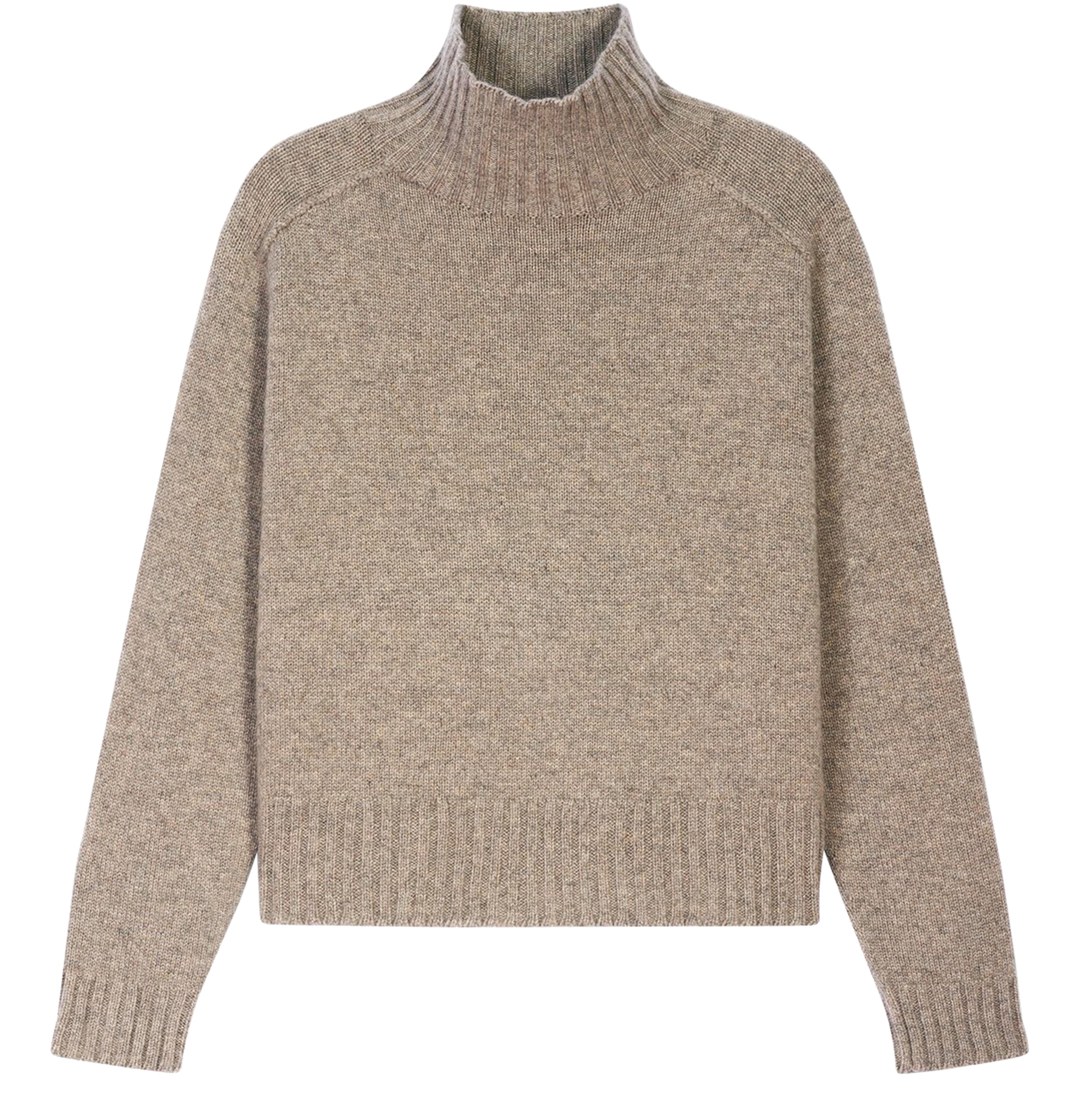 High-necked sweater