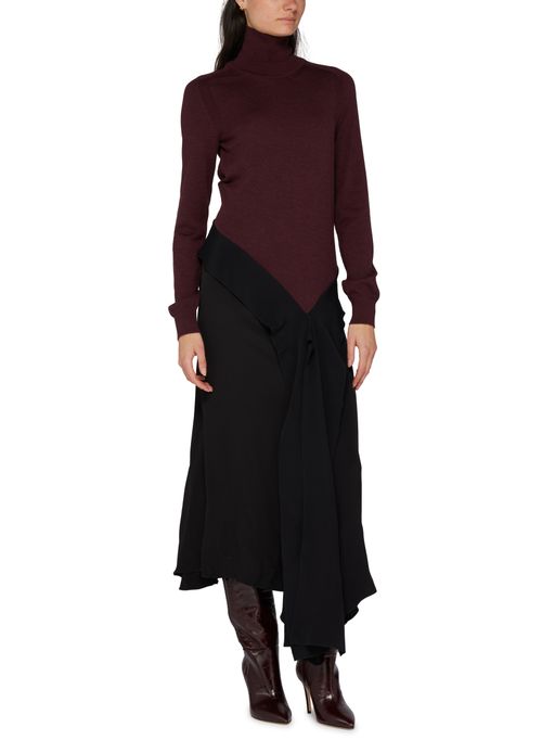 VICTORIA BECKHAM High neck tie detail dress