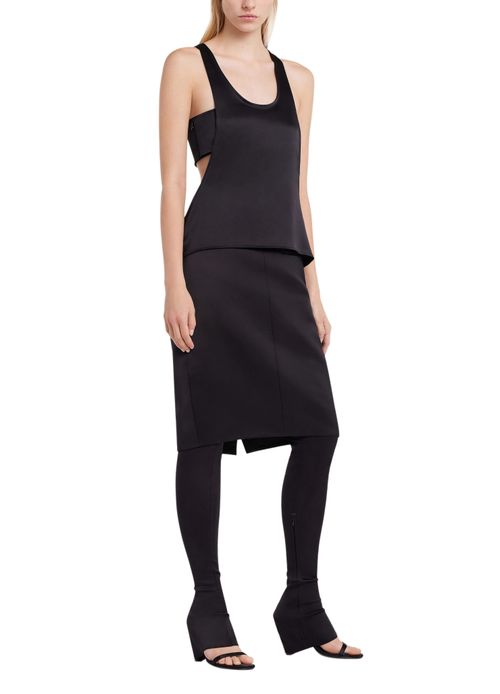 COURREGES Infinity satin top