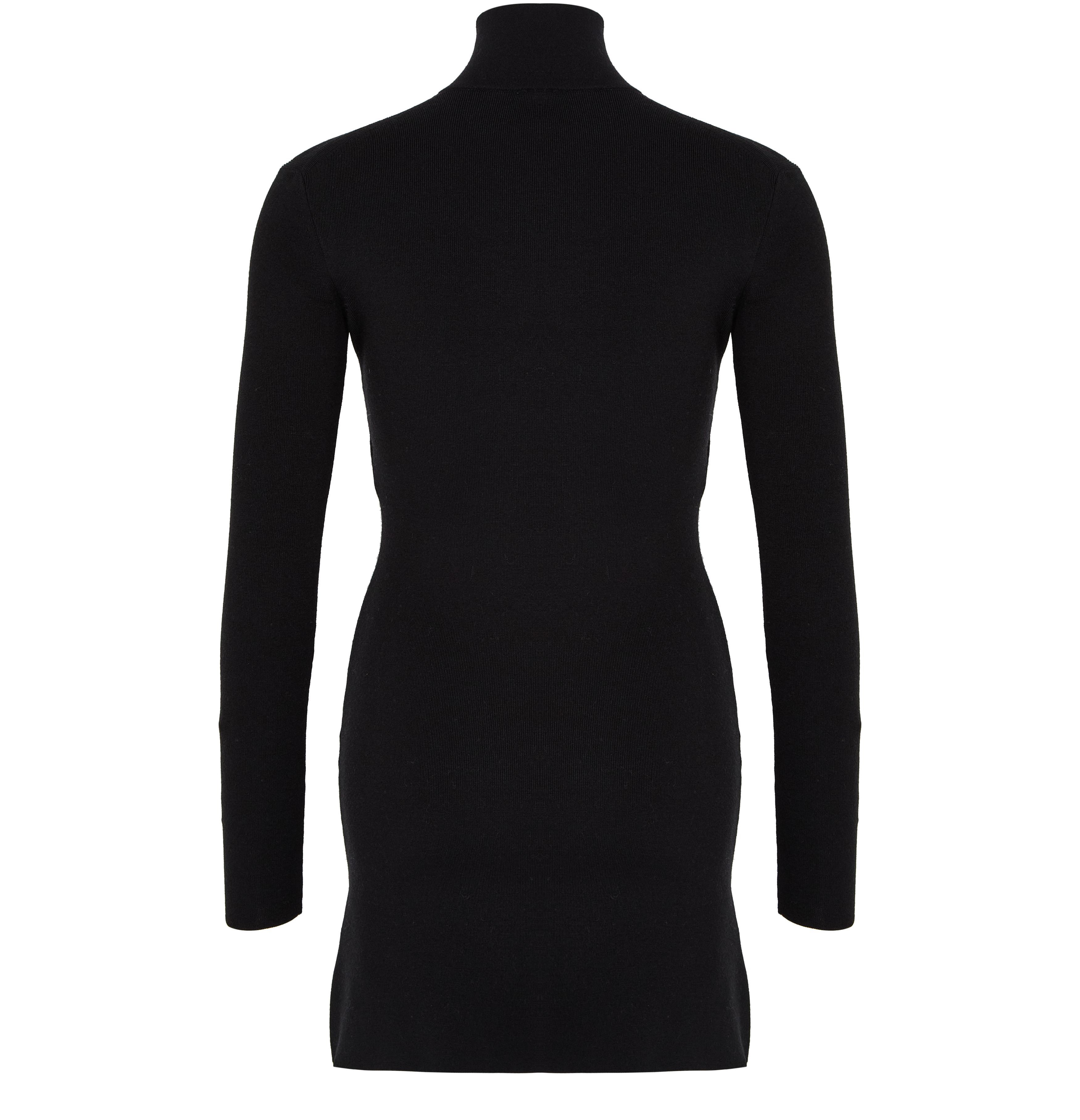 Zipped mockneck dress thumbnail 3