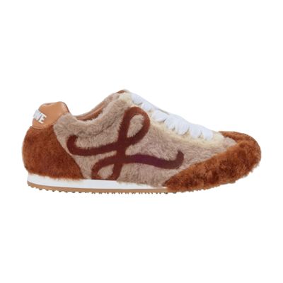 Loewe Ballet Runner 2.0 Sneakers In Shearling In Multi