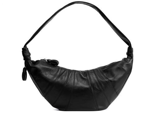 LEMAIRE Large smooth leather Croissant bag