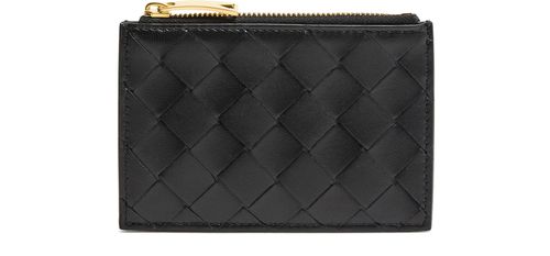 BOTTEGA VENETA Étui pour cartes zippé Intrecciato