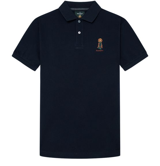 Hackett Heritage Harry Short Sleeve Polo Blue 2XL Man