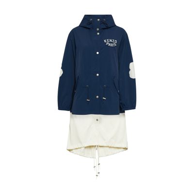 Kenzo Sailor Nylon Windbreaker Jacket In Midnight Blue
