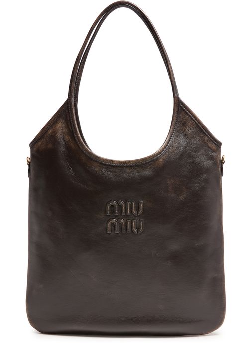 MIU MIU Aged nappa leather Ivy bag