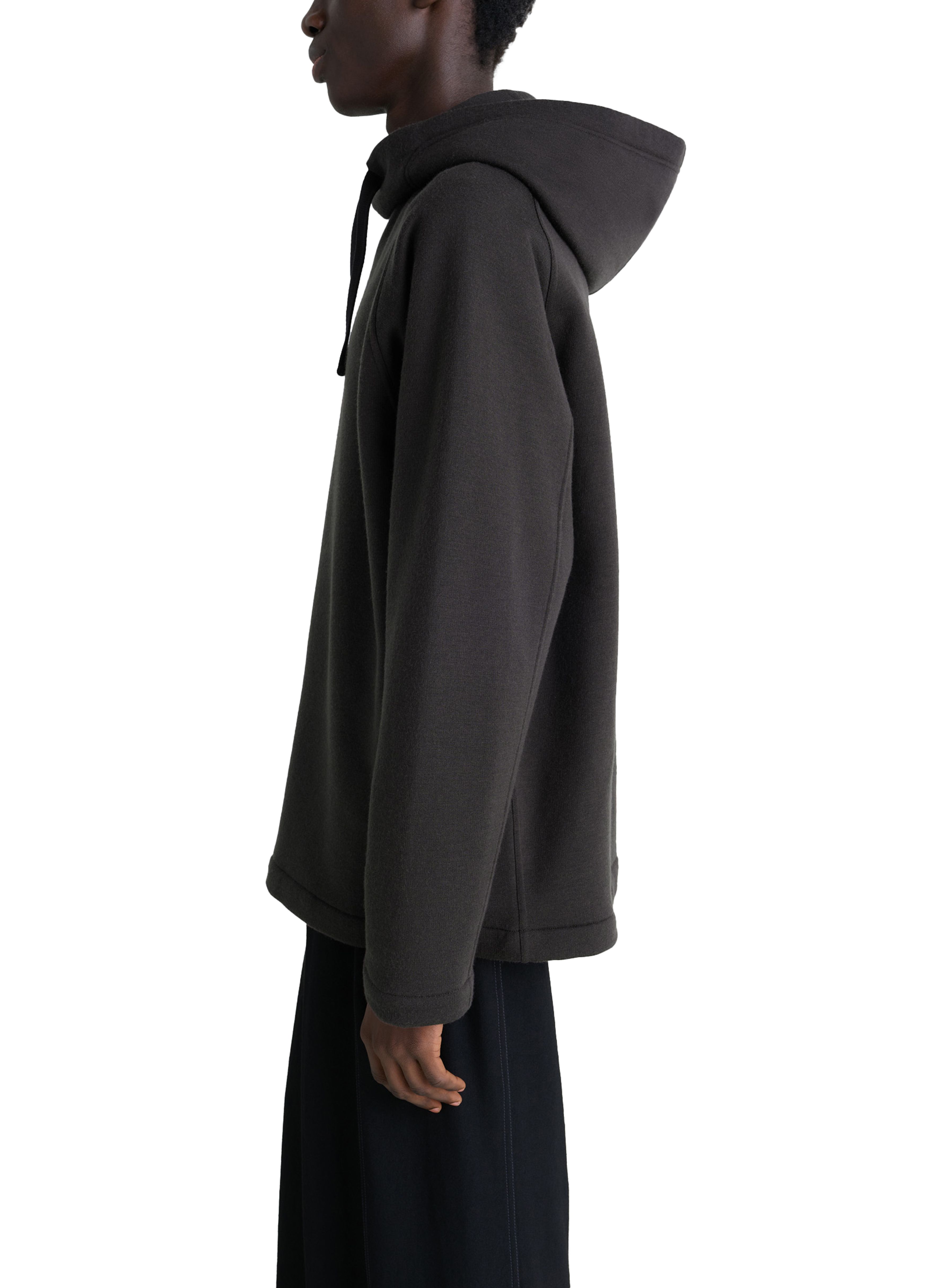 Hooded long sleeves sweater thumbnail 5