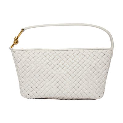 Bottega Veneta Jodie Small Bag In Chalk