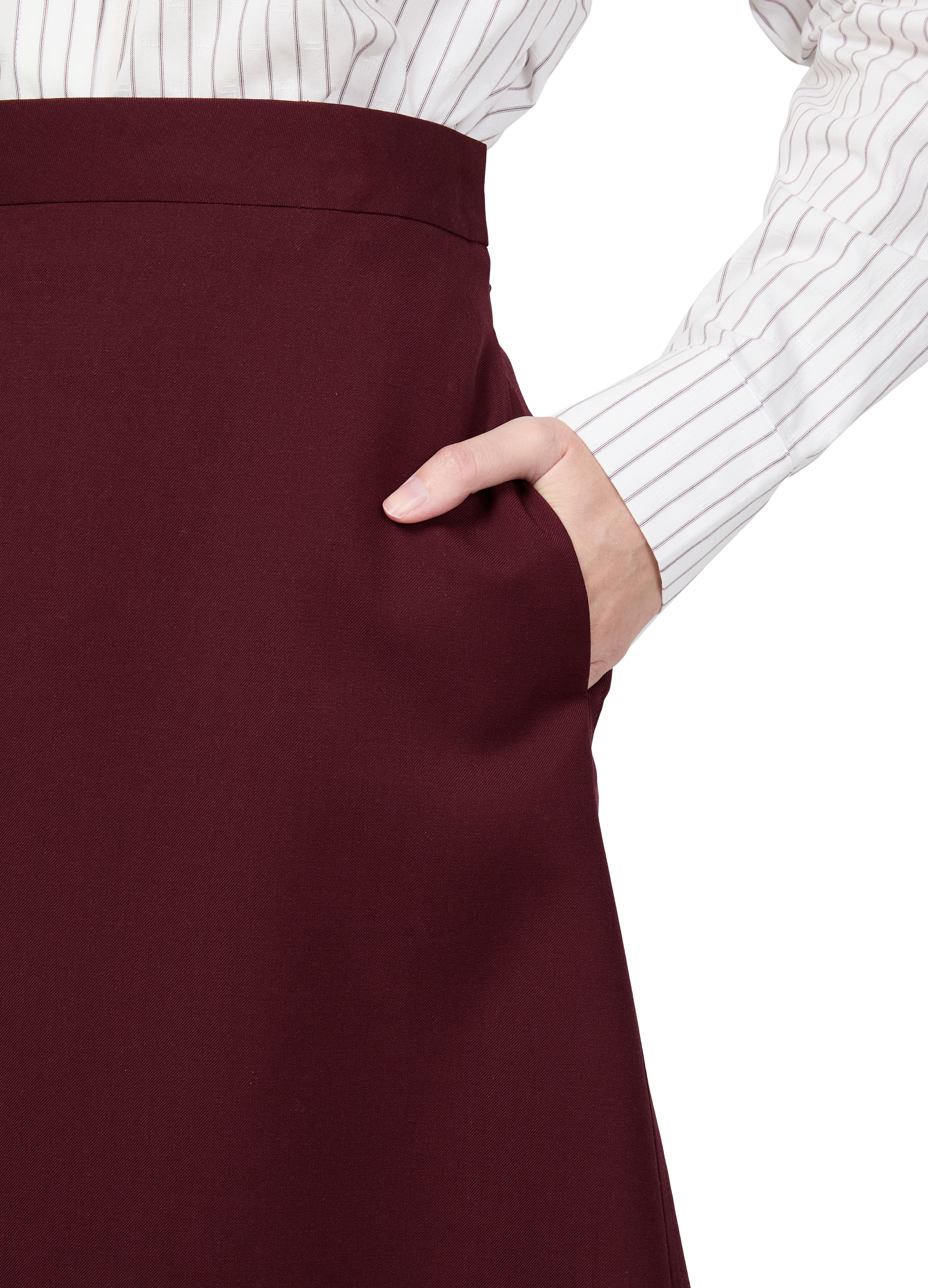 Asymmetric midi skirt thumbnail 4