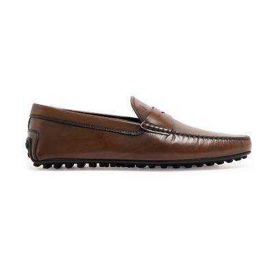 Tod's City Gommino Loafers In Brown