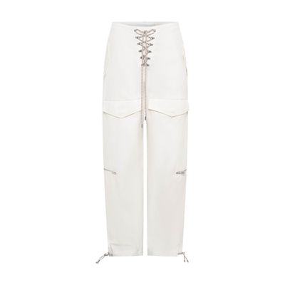 Dion Lee Off-white Hiking Pocket Trousers In Off-white