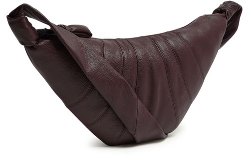LEMAIRE Croissant grained leather medium bag