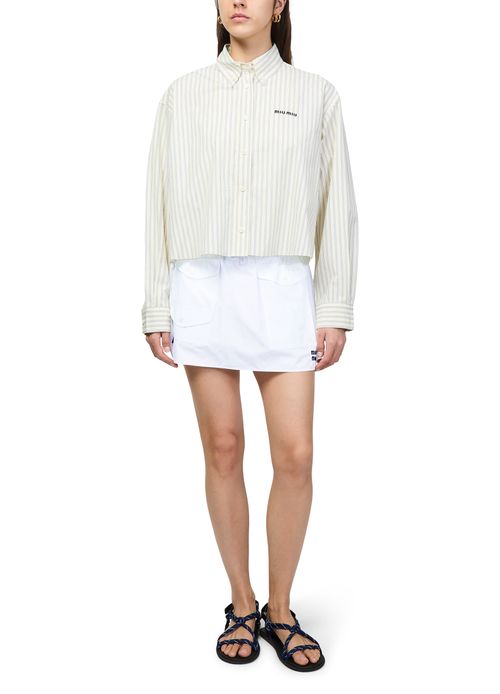 MIU MIU Mini skirt with two pockets