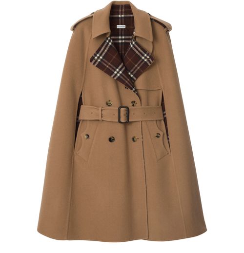 BURBERRY Wool Belmont Trench Cape