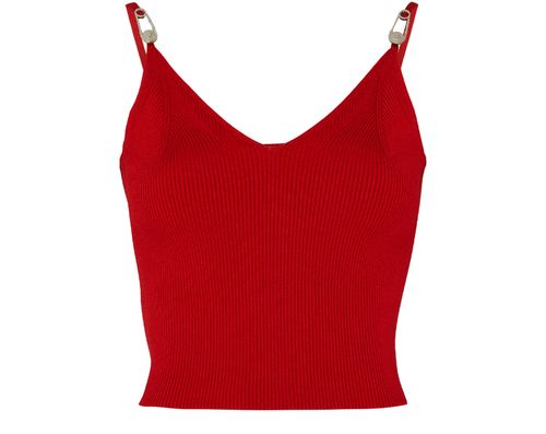 VERSACE Top stretch en maille