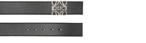 LOEWE Ceinture réversible Anagram en cuir de veau