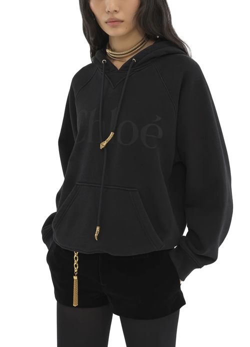 CHLOE Serpent capsule hoodie in cotton