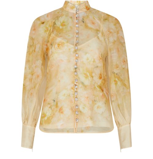 ZIMMERMANN Crush buttoned blouse