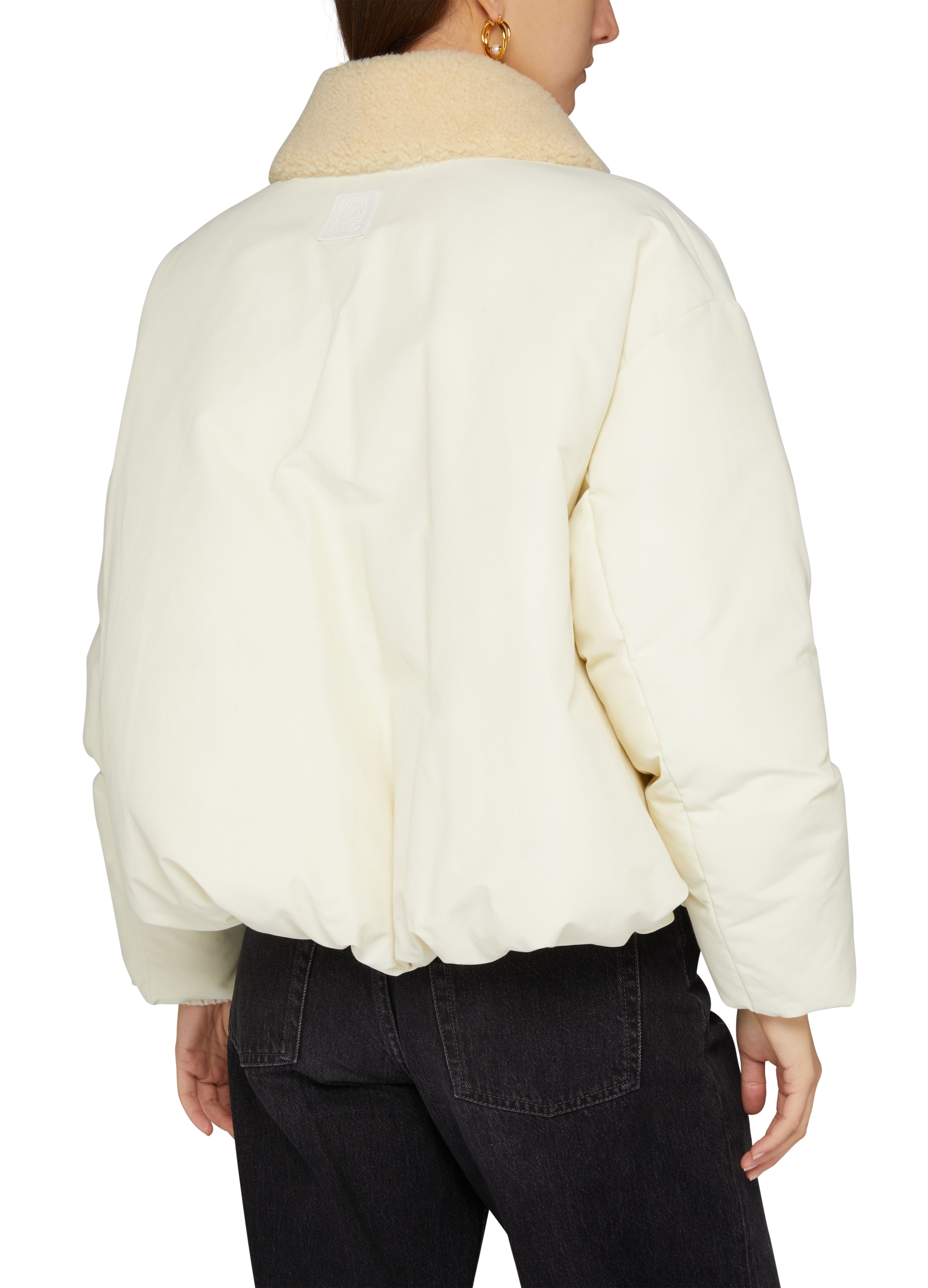 Technical cotton-blend down jacket thumbnail 5