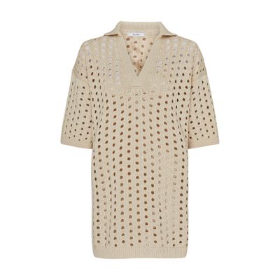 Max Mara Urna Cutout Cotton Minidress In White