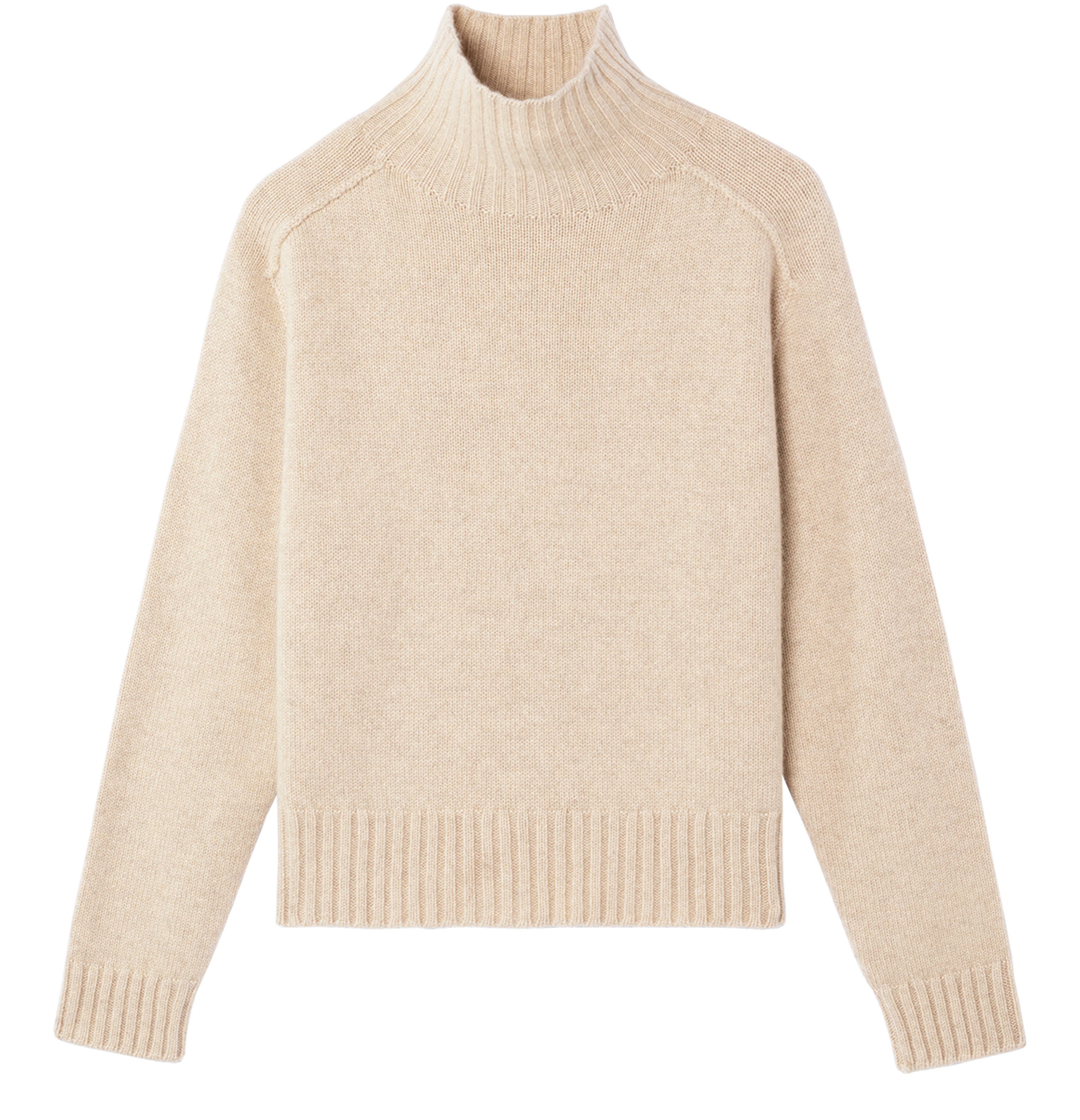 High-necked sweater