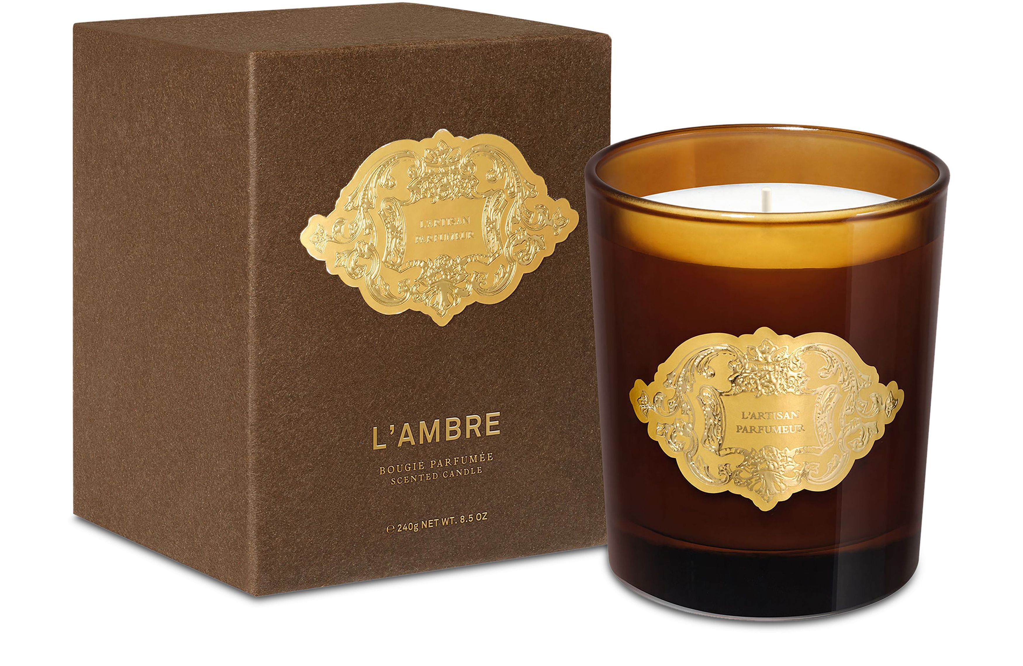 Amber candle 240g thumbnail 3