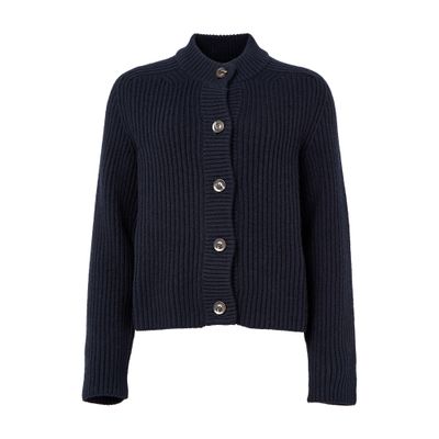 Soeur Flaubert Wool Cardighan In Blue
