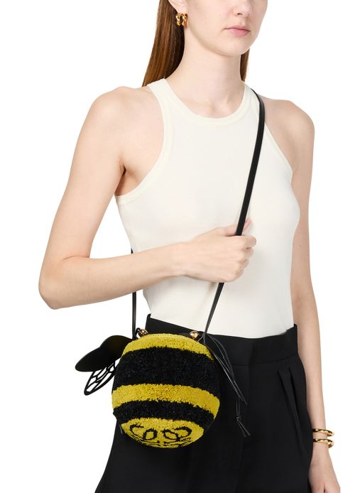 LOEWE Bee basket in raffia