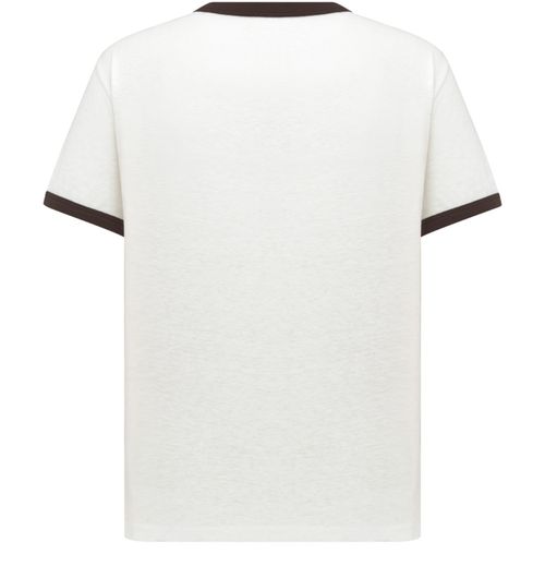 DIOR T-Shirt Dior Race Baumwoll- und Leinenjersey