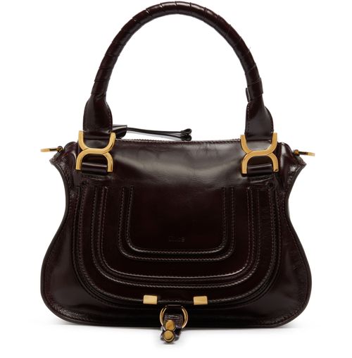 CHLOE Marcie 光沢レザー製 スモールバッグ