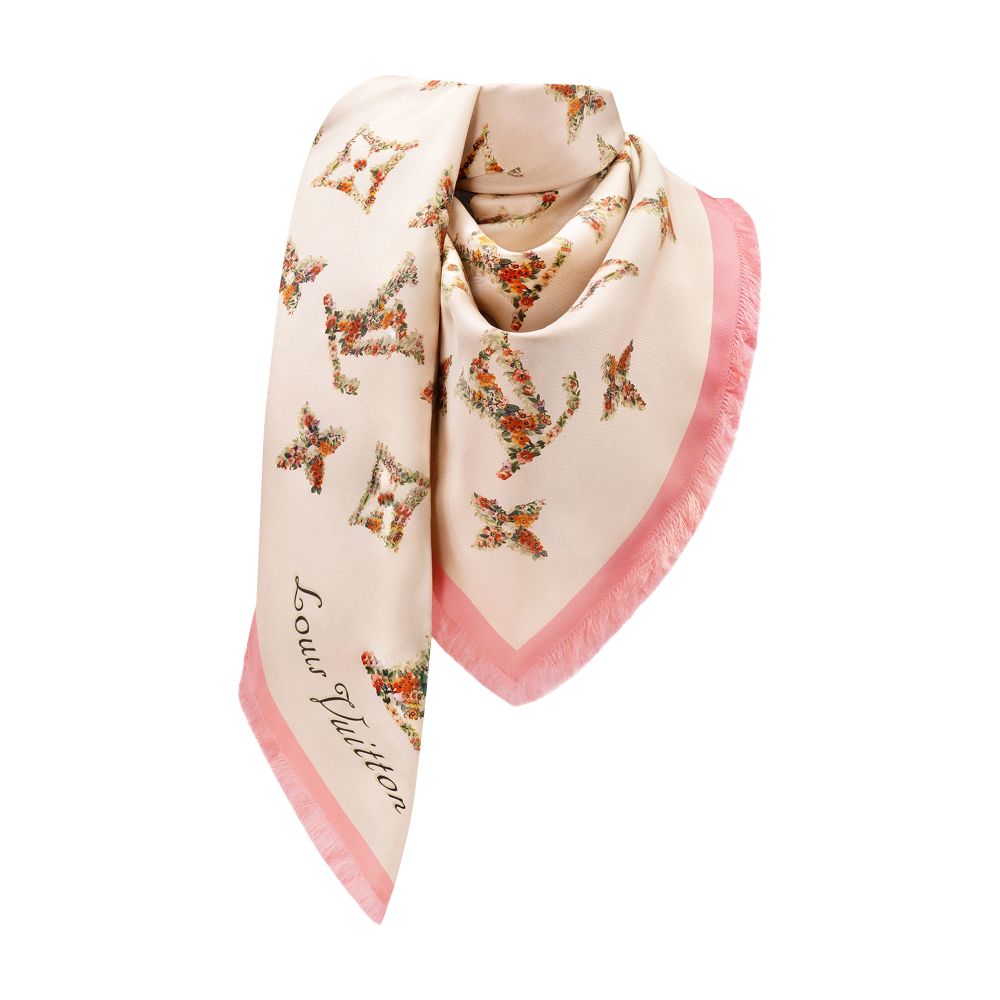 Monogram Flowers Shawl thumbnail 5