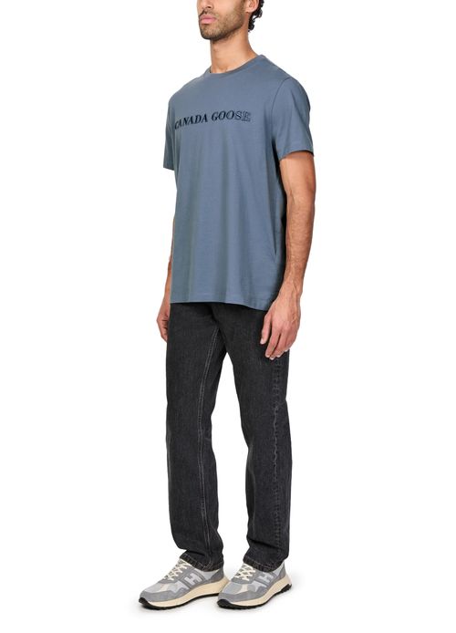 CANADA GOOSE T-Shirt mit gesticktem Schriftzug Emersen