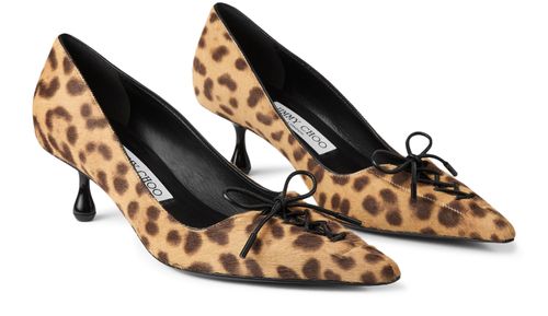 JIMMY CHOO Scarlett 50 leopard pumps