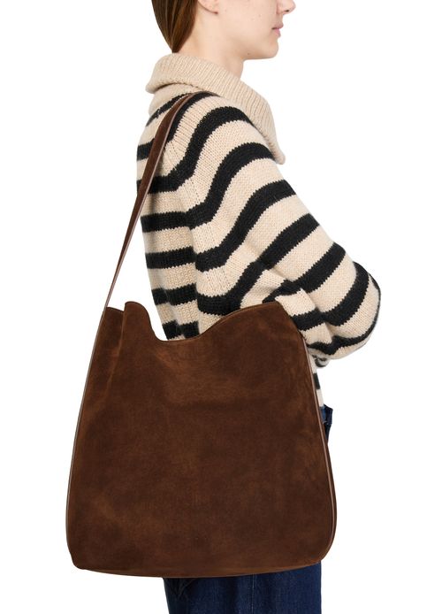 AESTHER EKME Supple suede shoulder bag